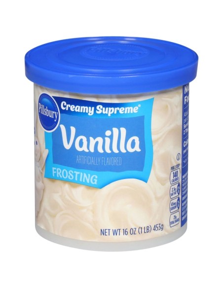 Glaseado cremoso supremo de vainilla de Pillsbury