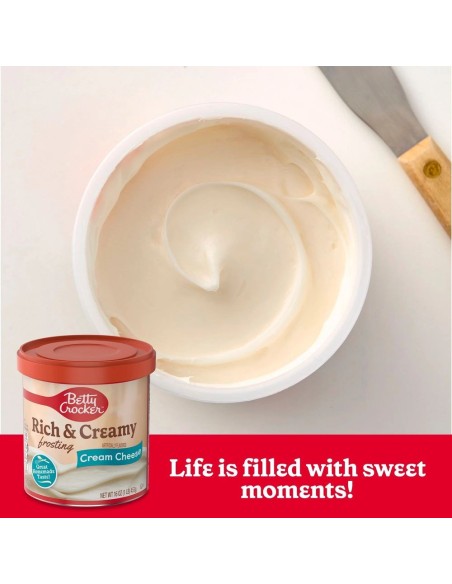 Crema al formaggio spalmabile Betty Crocker, ricca e cremosa
