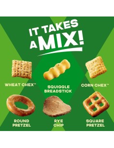 Mezcla de aperitivos salados Chex Mix sabor crema agria y cebolla 226 g 2
