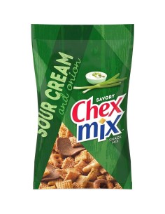 Mezcla de aperitivos salados Chex Mix sabor crema agria y cebolla 226 g