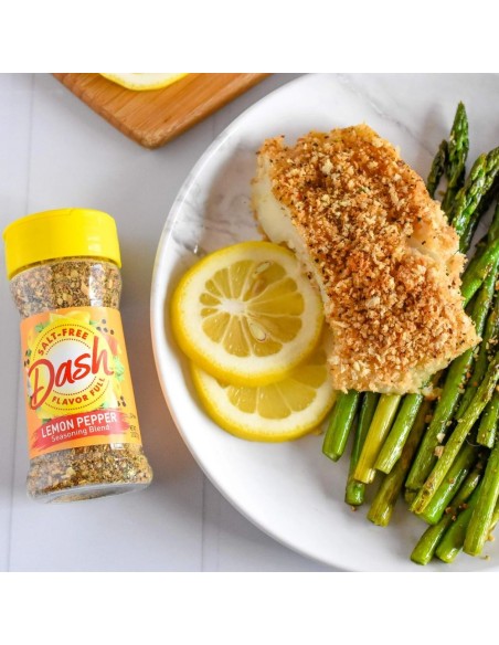 Dash Lemon Pepper Seasoning Blend - Salt-Free