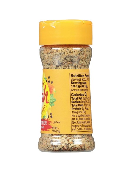 Dash Lemon Pepper Seasoning Blend - Salt-Free