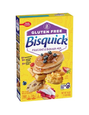 Mezcla para panqueques y repostería Betty Crocker Bisquick sin gluten