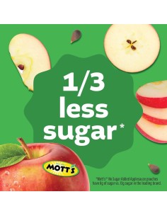 Puré de manzana Mott's sin azúcar añadido 652 g 2