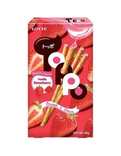 Lotte Toppo Vanilla Strawberry