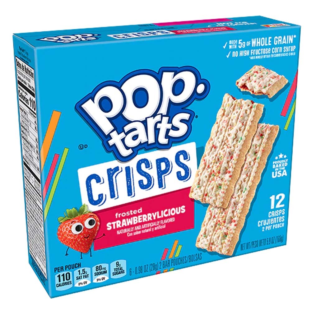 Pop Tarts Crisps Frosted Strawberrylicious