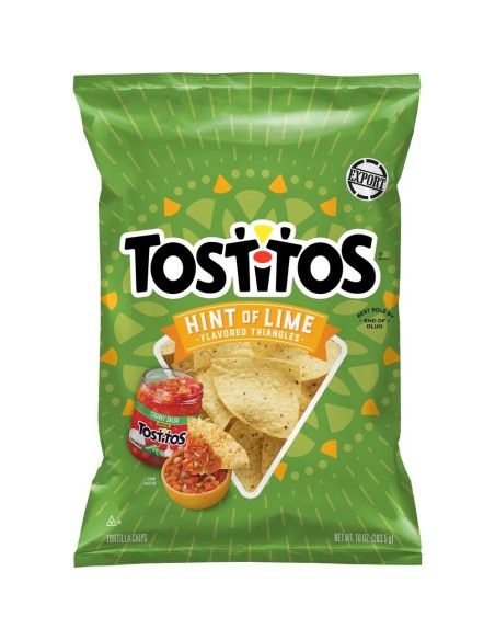 Triángulos grandes con sabor a lima de Tostitos