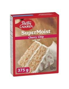 Mezcla para pastel de cereza y chispas súper húmedo Betty Crocker