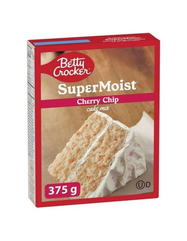 Mezcla para pastel de cereza y chispas súper húmedo Betty Crocker