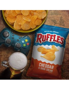 Chips Ruffles Cheddar & Sour Cream 184g 2