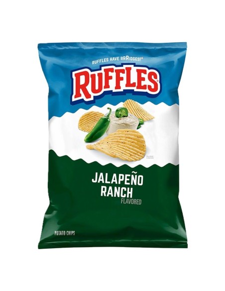 Papas fritas con sabor a jalapeño y ranch 184 g