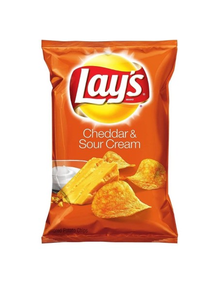 Patatine Lay's al cheddar e panna acida 184 g