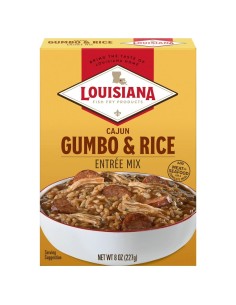 Frittura di pesce alla Louisiana, gumbo cajun e riso