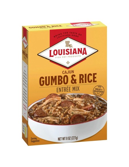 Louisiana Fish Fry Cajun Gumbo & Rice