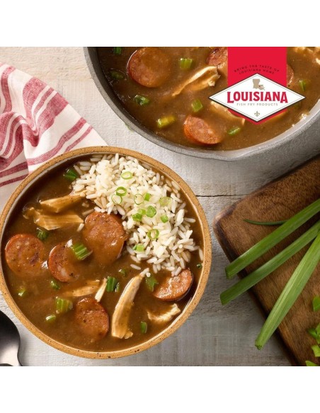 Louisiana Fish Fry Cajun Gumbo & Rice