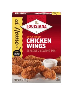 Frittura di pesce alla Louisiana, alette di pollo fritte piccanti