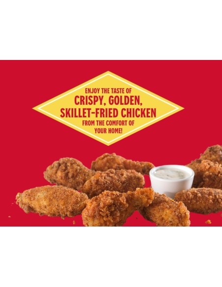 Frittura di pesce alla Louisiana, alette di pollo fritte piccanti