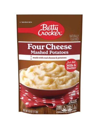 Purè di patate ai quattro formaggi Betty Crocker 113 g
