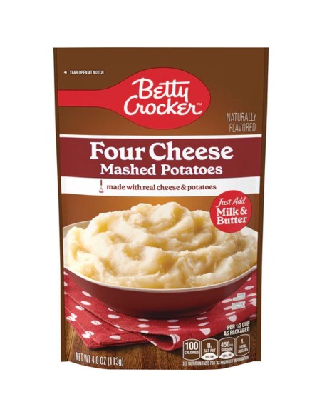 Puré de patatas con cuatro quesos Betty Crocker 113 g
