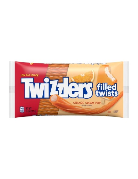 Twizzlers Orange Cream Pop Filled Twists