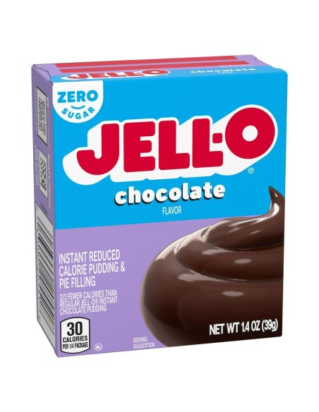 Jell-O Instant Pudding & Pie Filling Chocolate Zero Sugar
