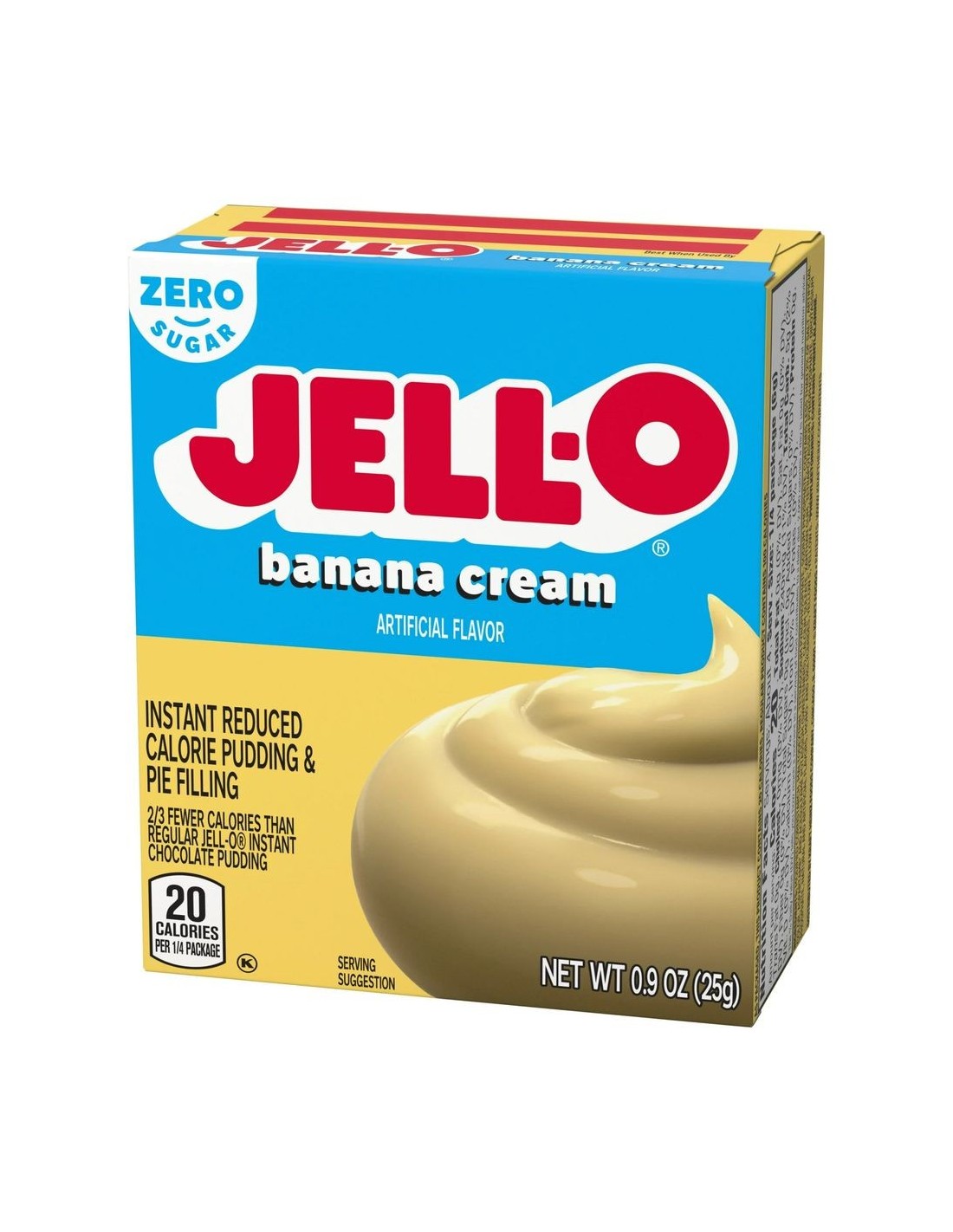 Préparation Pudding et Tarte Jell-O Banane Sans Sucre | Pop's America