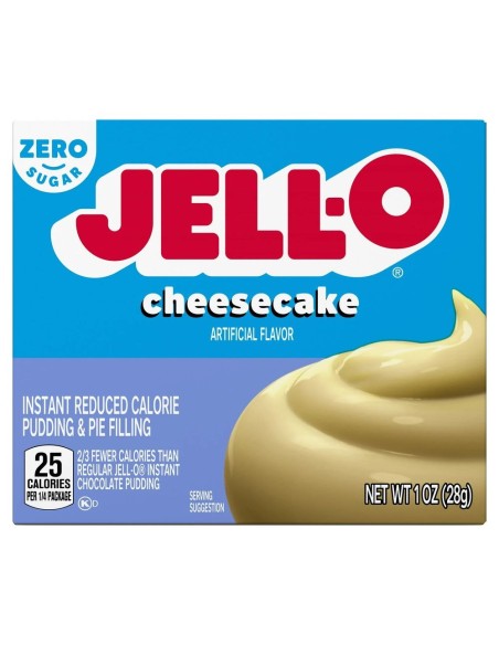 Jell-O Instant Pudding & Pie Filling Cheesecake Zero Sugar