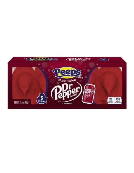 Pollitos de malvavisco Peeps Dr Pepper x5