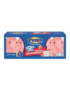 Peeps Marshmallow Chicks Pop-Tarts Frosted Strawberry x5