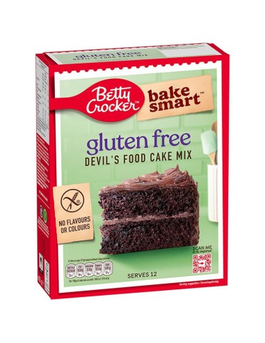 Mezcla para pastel de chocolate sin gluten Betty Crocker
