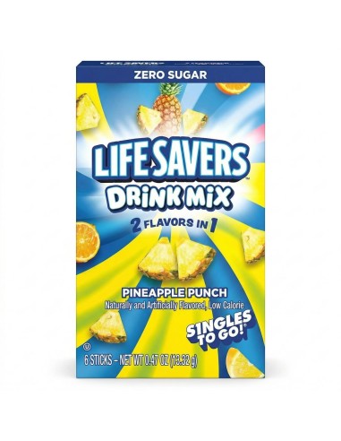 Life savers Drink Mix Pineapple Punch