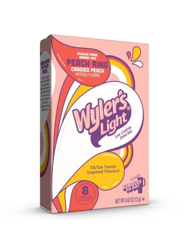 Anillo de durazno para llevar de Wyler's Light Singles