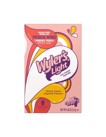 Anillo de durazno para llevar de Wyler's Light Singles