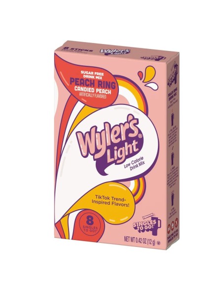 Anillo de durazno para llevar de Wyler's Light Singles