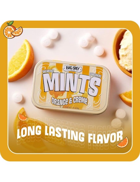 Big Sky Sugar Free Mints Orange & Creme