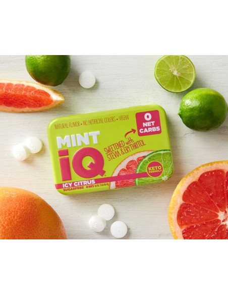 Mint IQ Ghiaccio agli Agrumi Senza Zucchero