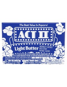 Act II Light Butter Microwave Popcorn