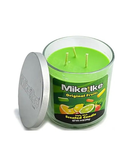 Mike & Ike Original Fruits Triple Wick Scented Candle 396g