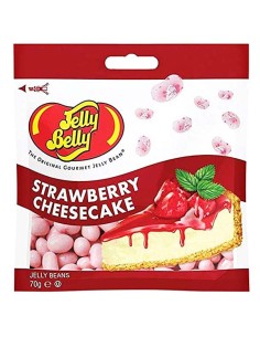 Cheesecake de Jelly Belly con Fresas