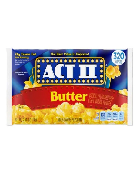 Act II Butter Microwave Popcorn