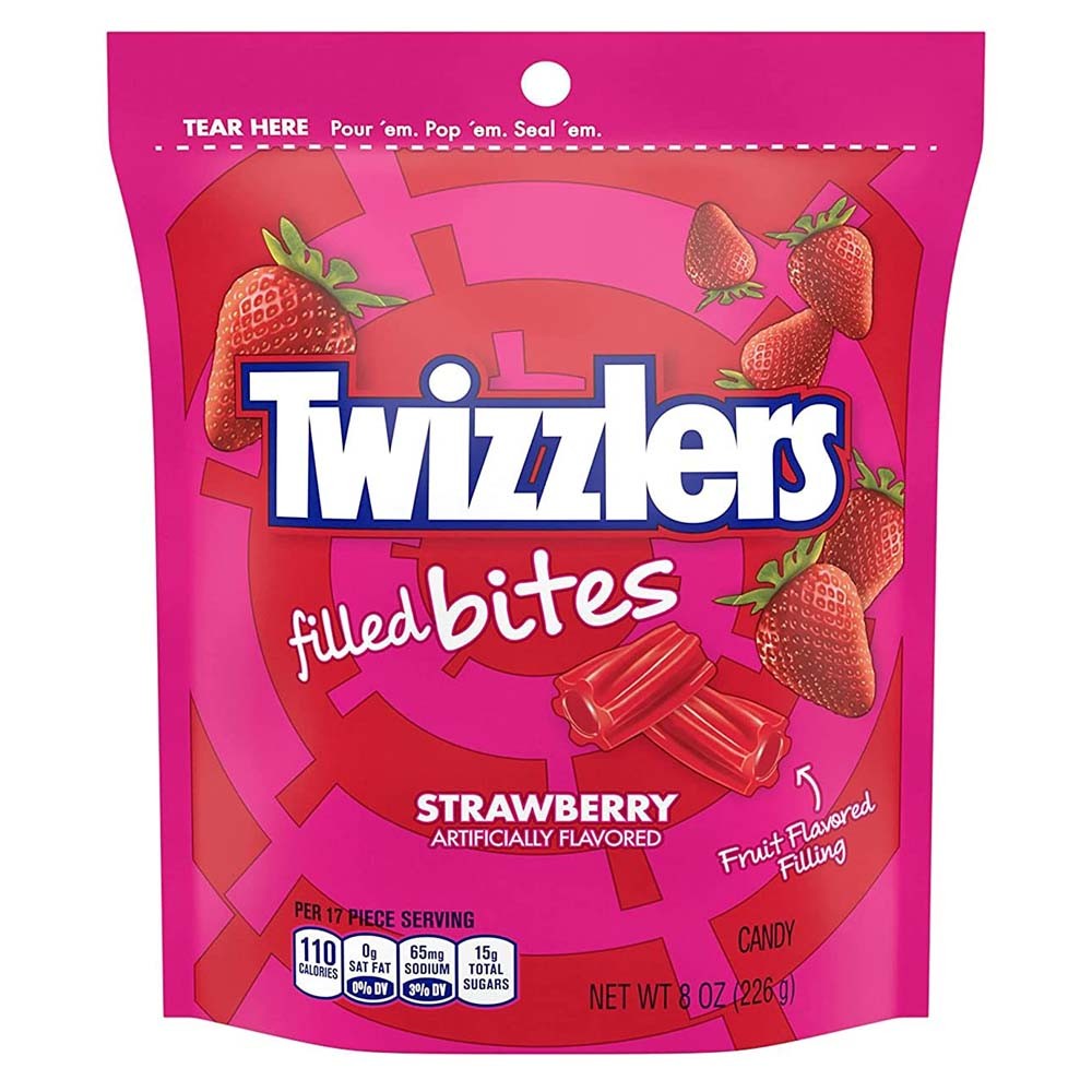 Twizzlers Filled Bites Strawberry