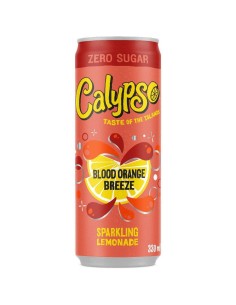 Calypso Sparkling Lemonade Blood Orange Breeze Zero Sugar