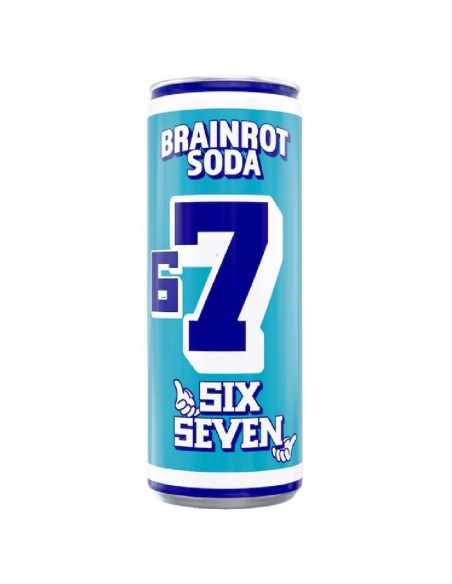 Brainrot Soda Six Seven Blue