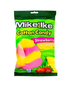Algodón de azúcar de fresa y limón de Mike and Ike