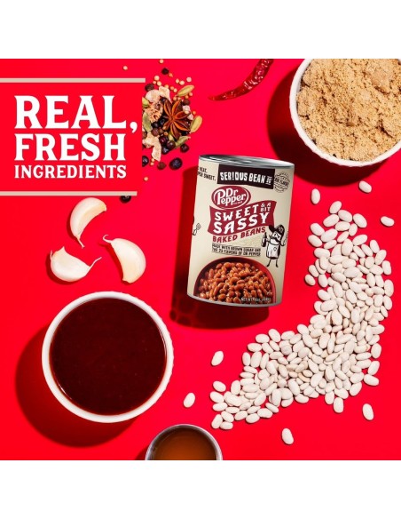Serious Bean Co. Sweet and a Bit Sassy Dr Pepper Baked Beans