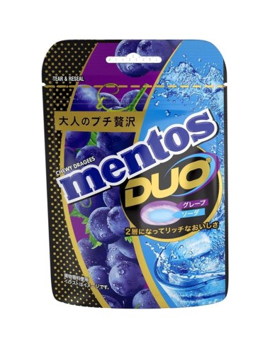 Mentos Duo Soft Candy - Grape & Soda Japan