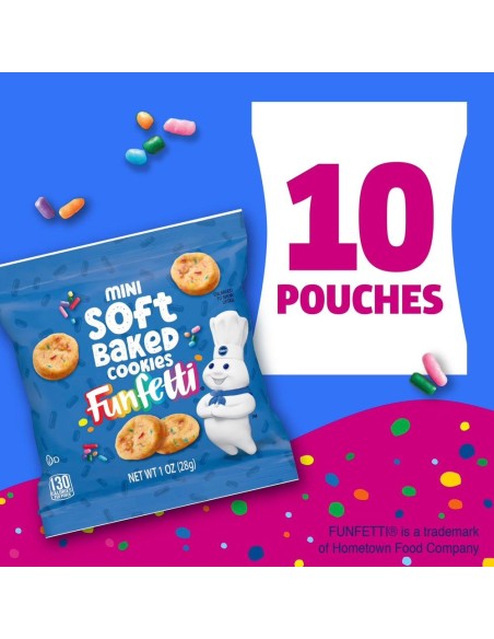 Galletas Funfetti Mini Suaves de Pillsbury 283 g