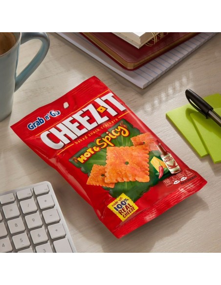 Cheez-It Hot & Spicy 85g – Crackers al formaggio e peperoncino | Pop's America