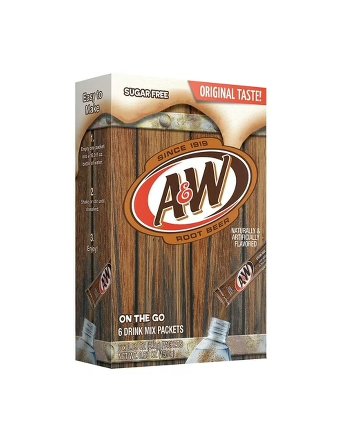 A&W Root Beer On The Go – Boisson en Poudre | Pop's America