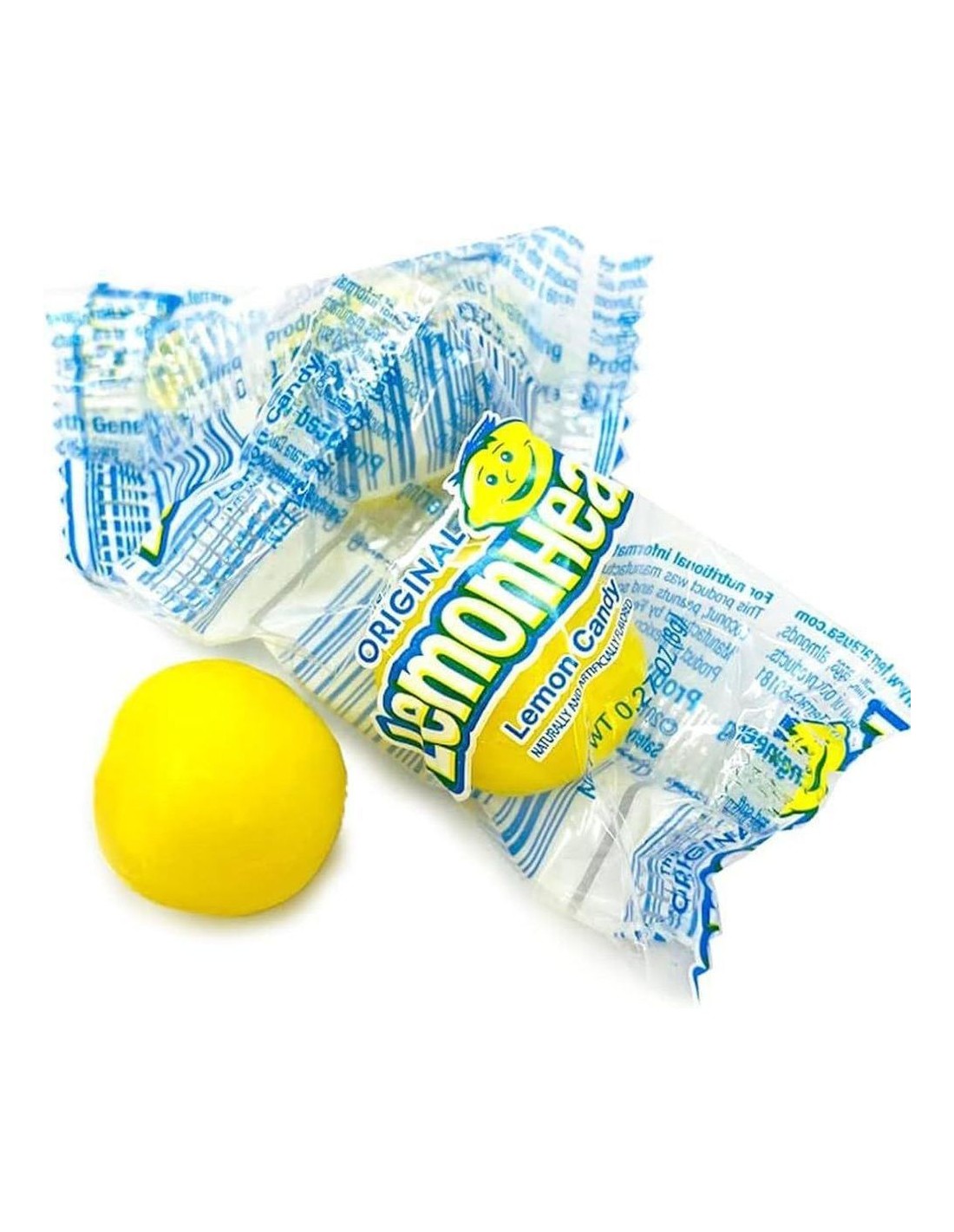 Caramelos de limón originales Lemonhead 8g – Caramelos de limón